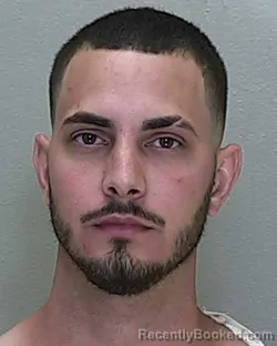 Mugshot of Lewis Mijares Tejeda booked in Marion County, Florida on September 26, 2026