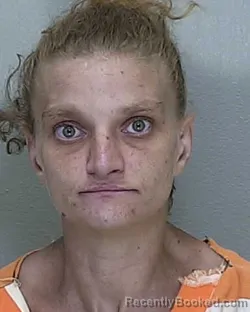 Mugshot of Christina Marie Vanhorn booked in Marion County, Florida on September 28, 2026