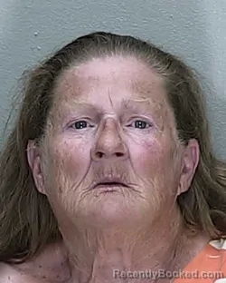 Mugshot of Helen Alberta Thompson booked in Marion County, Florida on September 28, 2026