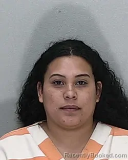 Mugshot of Maria Merlos Lopez booked in Marion County, Florida on September 29, 2026