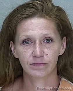 Mugshot of Ashley Ann Brudzynski booked in Marion County, Florida on September 29, 2026