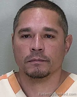 Mugshot of Anthony Lee Santiago booked in Marion County, Florida on October 1, 2026