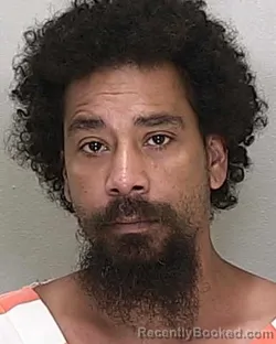 Mugshot of Emanuel Luis Alicea booked in Marion County, Florida on October 1, 2026