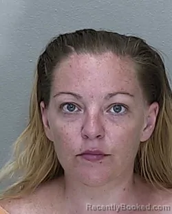 Mugshot of Ashley Suzanne Gray booked in Marion County, Florida on October 1, 2026