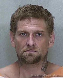 Mugshot of Jesse Lee Huddy booked in Marion County, Florida on October 2, 2026