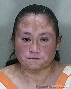 Mugshot of Judith Gutierrez-Perez booked in Marion County, Florida on October 2, 2026
