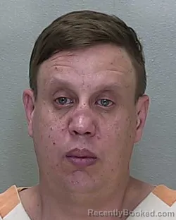 Mugshot of Mark David Hartmann booked in Marion County, Florida on October 2, 2026