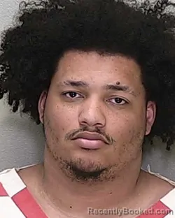Mugshot of Demetrius Aron Morgan booked in Marion County, Florida on October 4, 2026
