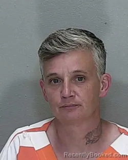 Mugshot of Ashlie Nichole Baker booked in Marion County, Florida on October 4, 2026