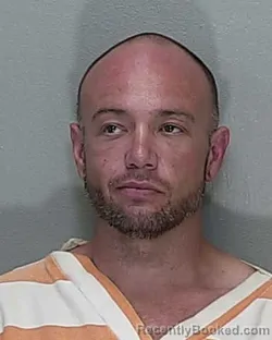 Mugshot of Cory Christopher Jecelin booked in Marion County, Florida on October 5, 2026