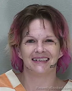 Mugshot of Sarah Marie Finn booked in Marion County, Florida on October 5, 2026