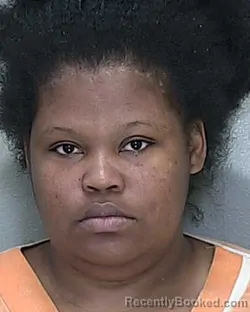Mugshot of Ieshia Mariah Williams booked in Marion County, Florida on October 6, 2026