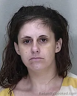 Mugshot of Brittany Michelle Pinkerton booked in Marion County, Florida on October 6, 2026