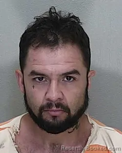 Mugshot of Edgar Cardenas booked in Marion County, Florida on October 7, 2026