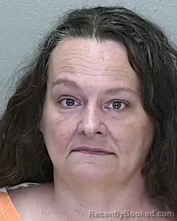 Mugshot of Nicole Marie Derhone booked in Marion County, Florida on October 7, 2026