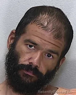 Mugshot of Richard Alicea Martinez booked in Marion County, Florida on October 7, 2026