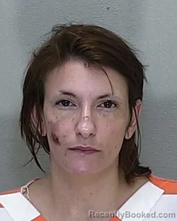 Mugshot of Melissa Henrichs booked in Marion County, Florida on October 8, 2026