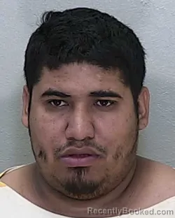 Mugshot of Donald M Perez Gutierrez booked in Marion County, Florida on October 8, 2026