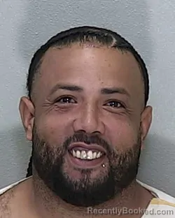 Mugshot of Javier Omar Diaz Hernandez booked in Marion County, Florida on October 8, 2026