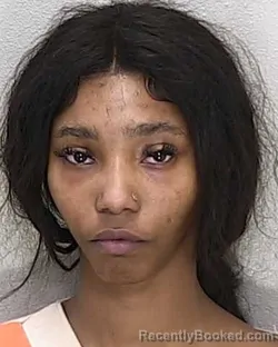 Mugshot of Destiny Denee Walker booked in Marion County, Florida on October 8, 2026