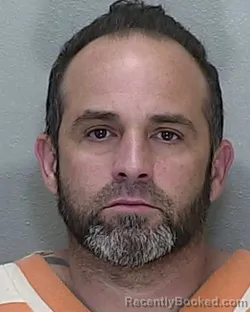 Mugshot of Kristopher Castellano booked in Marion County, Florida on October 8, 2026