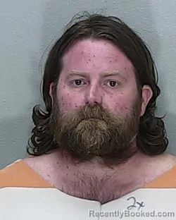 Mugshot of Zachary Daniel Strickland booked in Marion County, Florida on October 9, 2026