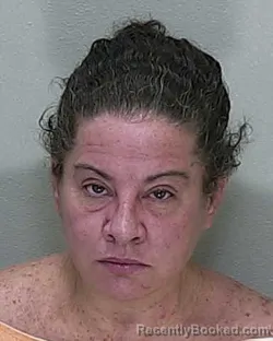 Mugshot of Megan Elizabeth Miley booked in Marion County, Florida on October 10, 2026