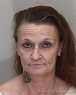 Mugshot of Lottie Lela Ferrell booked in Marion County, Florida on October 10, 2026