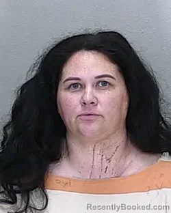 Mugshot of Megan Jane Lister booked in Marion County, Florida on October 11, 2026