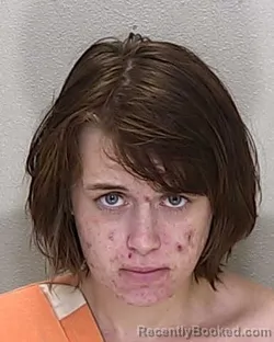 Mugshot of Paige Madison Downing booked in Marion County, Florida on October 11, 2026
