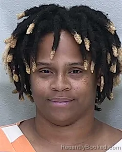 Mugshot of Christina Herrington booked in Marion County, Florida on October 11, 2026