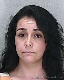 Mugshot of Eva Valdes Telles booked in Marion County, Florida on October 11, 2026