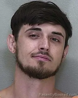 Mugshot of Blake Matthew Crawford booked in Marion County, Florida on October 12, 2026