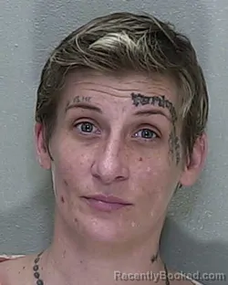 Mugshot of Jessica Dawn Simon booked in Marion County, Florida on October 27, 2026