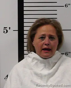 Mugshot of Laura Mae Bickerstaff booked in Rockwall County, Texas on June 13, 2026