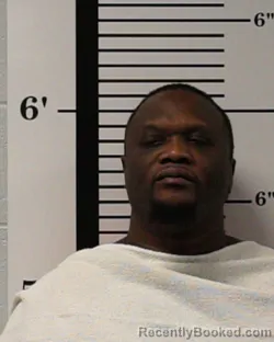 Mugshot of Detrick Ivery Dotson booked in Rockwall County, Texas on July 12, 2026