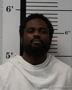 Mugshot of Dejuan Michael Brown booked in Rockwall County, Texas on May 15, 2026