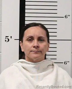 Mugshot of Elena Gomez booked in Rockwall County, Texas on August 4, 2026