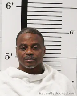 Mugshot of Cedric Wright booked in Rockwall County, Texas on May 18, 2026