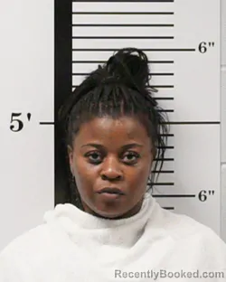 Mugshot of Tiana Renne Bynoe-Downs booked in Rockwall County, Texas on May 25, 2026