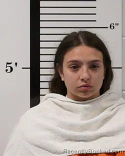 Mugshot of Alivia Christine Geffeller booked in Rockwall County, Texas on May 25, 2026