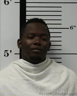Mugshot of Kevin Nyaberi booked in Rockwall County, Texas on July 9, 2026