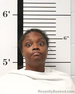 Mugshot of Azia Maeon Butler booked in Rockwall County, Texas on July 18, 2026