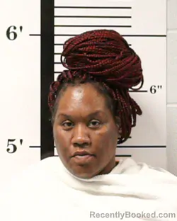 Mugshot of Destiny Danielle Stewart Henry booked in Rockwall County, Texas on July 18, 2026