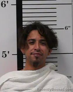 Mugshot of Andrew John Romero booked in Rockwall County, Texas on August 22, 2026