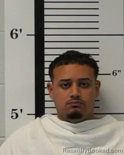 Mugshot of Orlando Yadiel Nieves Torres booked in Rockwall County, Texas on August 25, 2026