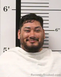 Mugshot of Adrian Perez booked in Rockwall County, Texas on August 27, 2026