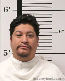 Mugshot of Omar Perez booked in Rockwall County, Texas on August 27, 2026