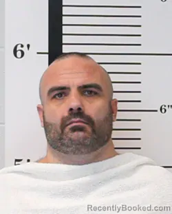 Mugshot of Casey Neil Copeland booked in Rockwall County, Texas on August 27, 2026