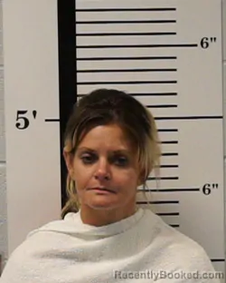 Mugshot of Ashley Kay Robbins booked in Rockwall County, Texas on July 24, 2026